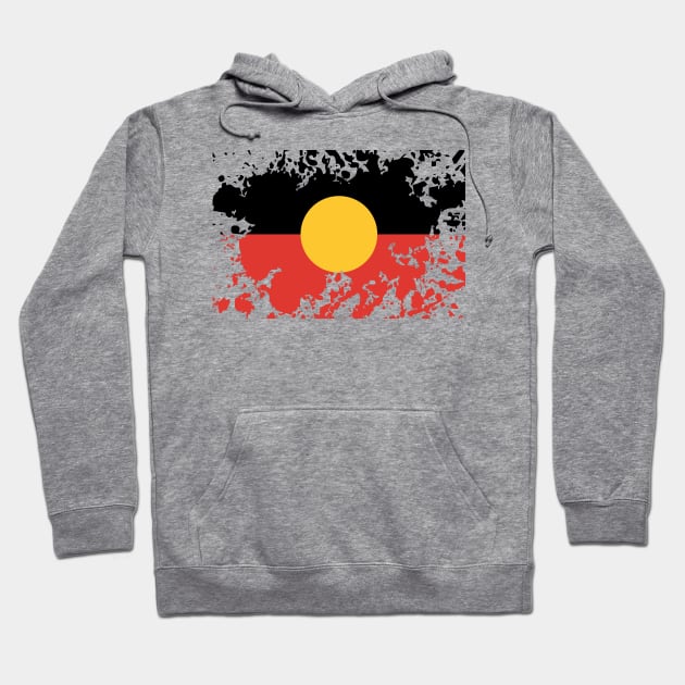 Aboriginal Flag Hoodie by CF.LAB.DESIGN